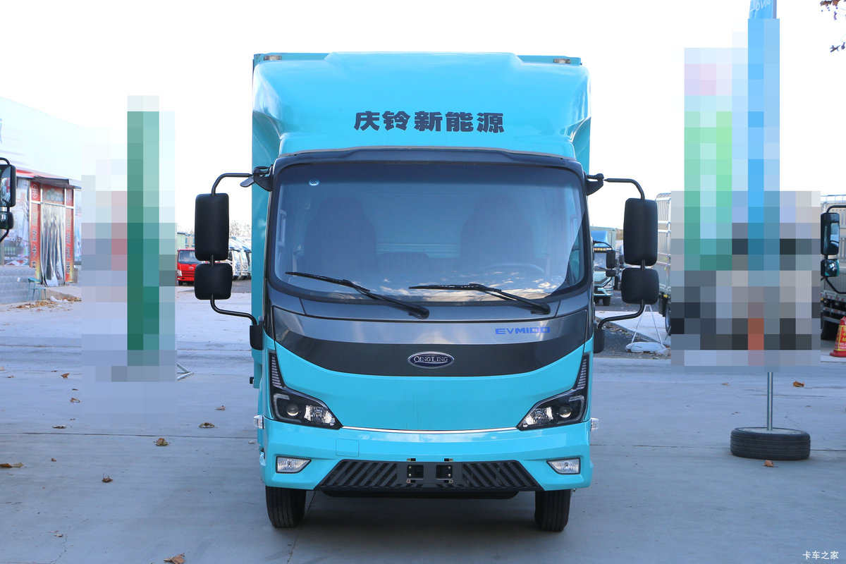 Qingling ISUZU EVM100 4.5T 4.13m Single-Row Pure Electric Box Light Truck